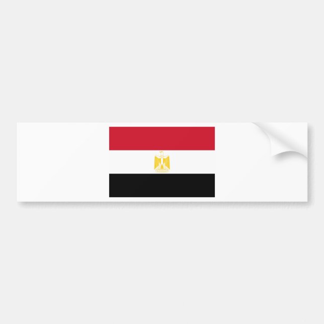 Autocollant De Voiture Drapeau de l'Égypte (Devant)