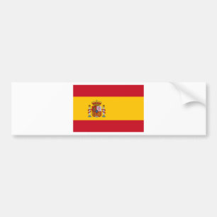 Autocollant De Voiture Drapeau de l'Espagne