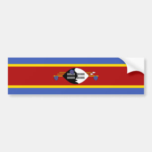 Autocollant De Voiture Drapeau de l'Eswatini