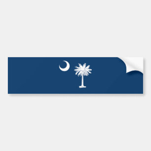 Autocollant De Voiture Drapeau de l'État de Caroline du Sud
