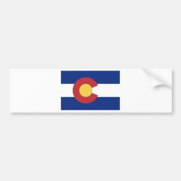 Autocollant De Voiture Drapeau de l'état du Colorado