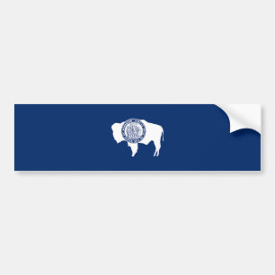 Autocollant De Voiture Drapeau de l'État du Wyoming