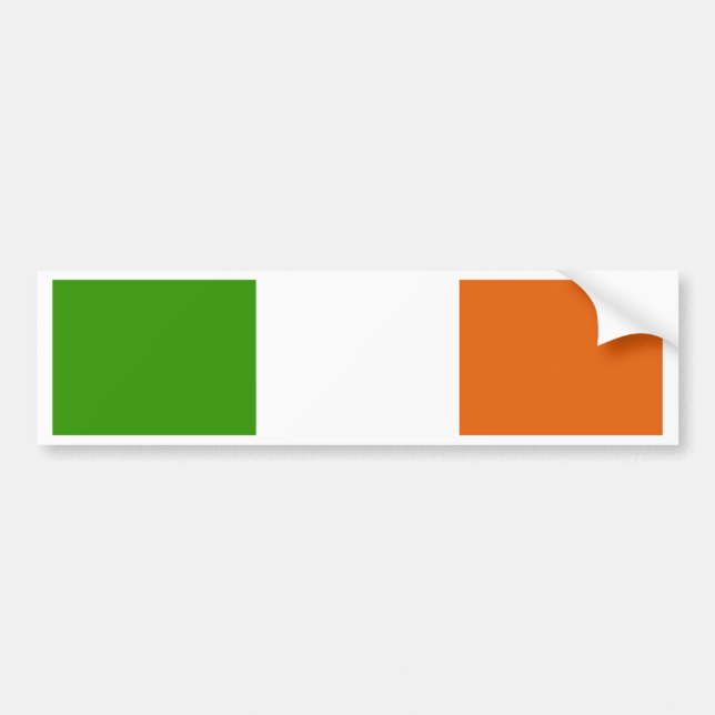 Autocollant De Voiture Drapeau de l'Irlande (Devant)