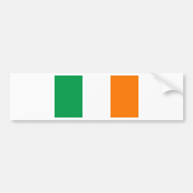 Autocollant De Voiture Drapeau de l'Irlande (Devant)