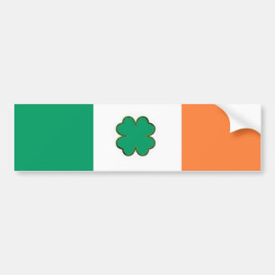 Autocollant De Voiture Drapeau de l'Irlande Shamrock