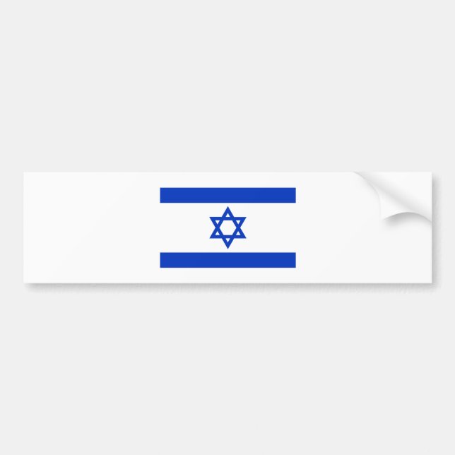 Autocollant De Voiture Drapeau de l'Israël (Devant)