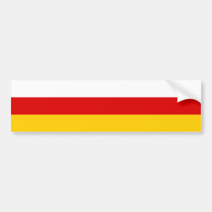 Autocollant De Voiture Drapeau de l'Ossétie du Sud