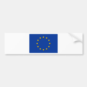 Autocollant De Voiture Drapeau de l'Union européenne / Drapeau de l'UE