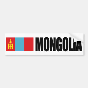 Autocollant De Voiture Drapeau de Mongolie
