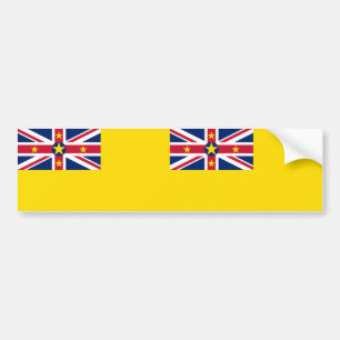 Autocollant De Voiture Drapeau de Niue