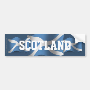 Autocollant De Voiture Drapeau de ondulation de l'Ecosse