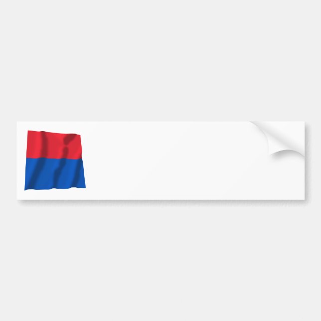 Autocollant De Voiture Drapeau de ondulation de Tessin (Devant)