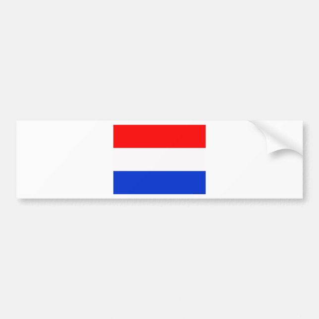 Autocollant De Voiture Drapeau de Pays-Bas (Devant)