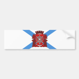 Autocollant De Voiture Drapeau de Rio de Janeiro (Brésil)