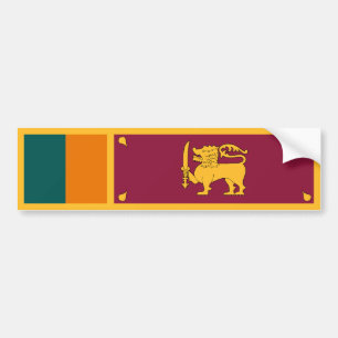 Autocollant De Voiture Drapeau de Sri Lanka