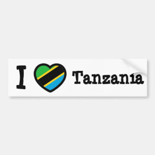 Autocollant De Voiture Drapeau de Tanzanie