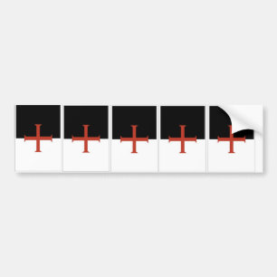 Autocollant De Voiture Drapeau de Templar