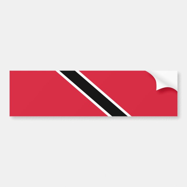 Autocollant De Voiture Drapeau de Trinité-et-Tobago (Devant)