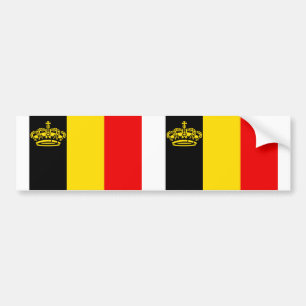Autocollant De Voiture Drapeau de yacht de la Belgique, Belgique
