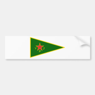 Autocollant De Voiture Drapeau de YPJ