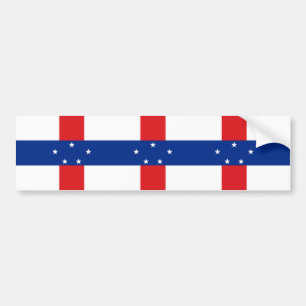 Autocollant De Voiture Drapeau des Antilles néerlandaises