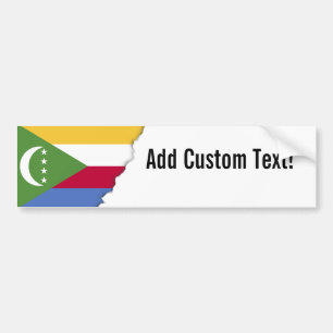 Autocollant De Voiture Drapeau des Comores