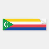 Autocollant Comores Drapeau 3D Résine Adhésif Relief Autocollants