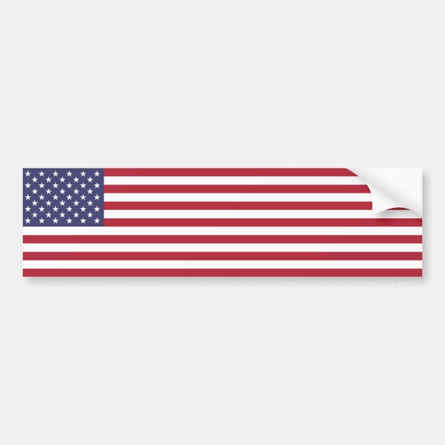 Autocollant De Voiture Drapeau des États-Unis (Devant)