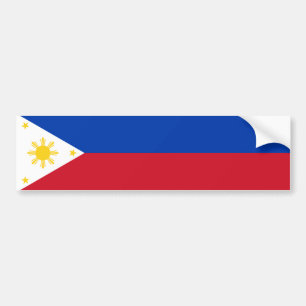 Autocollant De Voiture Drapeau des Philippines