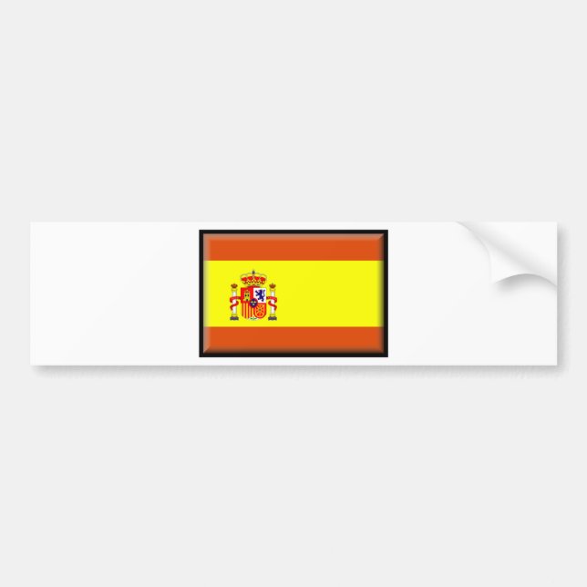 Autocollant De Voiture Drapeau d'España (Devant)