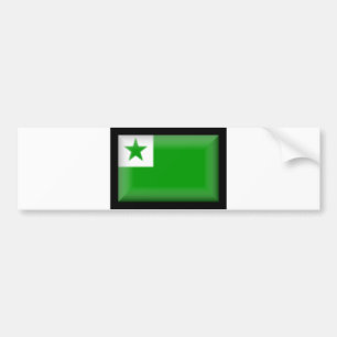 Autocollant De Voiture Drapeau d'espéranto