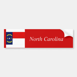 Autocollant De Voiture Drapeau d'état de la Caroline du Nord, la Carolin
