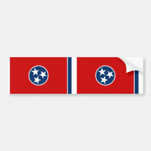 Autocollant De Voiture Drapeau d'état du Tennessee