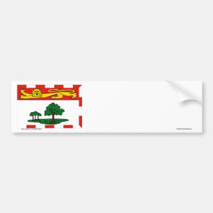 Autocollant De Voiture Drapeau d'île Prince Edouard, Canada