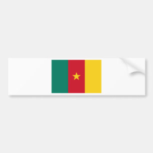 Autocollant De Voiture Drapeau du Cameroun