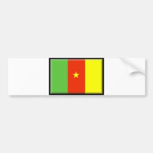 Autocollant De Voiture Drapeau du Cameroun