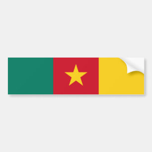 Autocollant De Voiture Drapeau du Cameroun