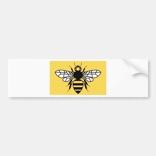 Autocollant De Voiture Drapeau du comté de plus grand Manchester (Devant)