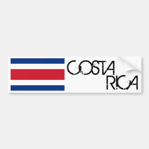 Autocollant De Voiture Drapeau du Costa Rica