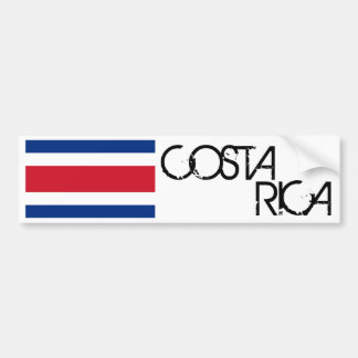 Autocollant De Voiture Drapeau du Costa Rica