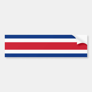 Autocollant De Voiture Drapeau du Costa Rica, Costa Rica