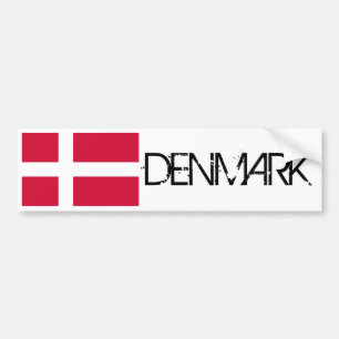 Autocollant De Voiture Drapeau du Danemark