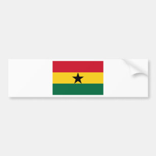 Autocollant De Voiture Drapeau du Ghana