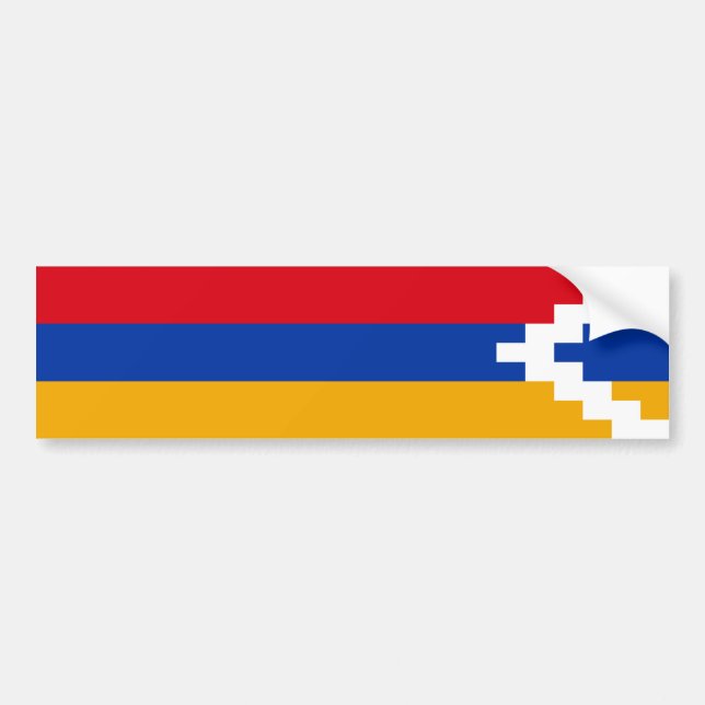 Autocollant De Voiture Drapeau du Haut-Karabagh (Devant)