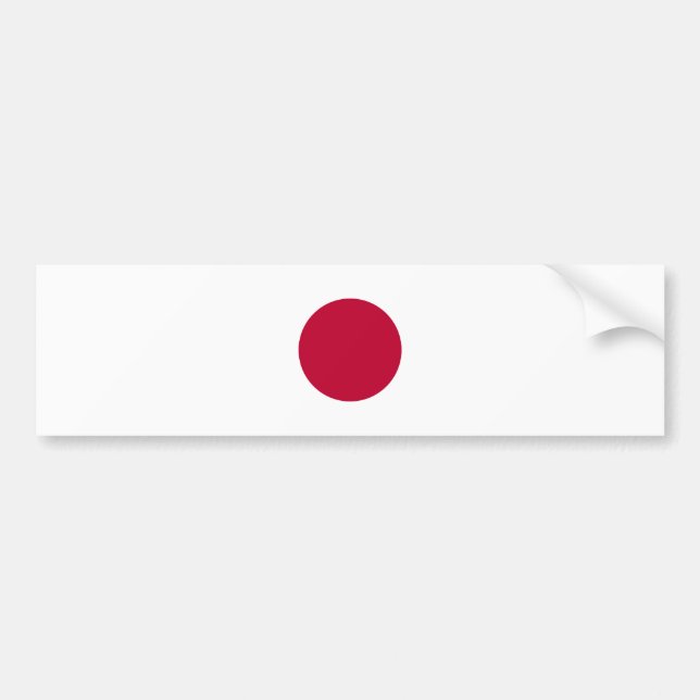Autocollant De Voiture Drapeau du Japon (Devant)