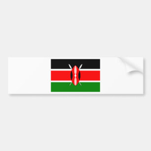Autocollant De Voiture Drapeau du Kenya