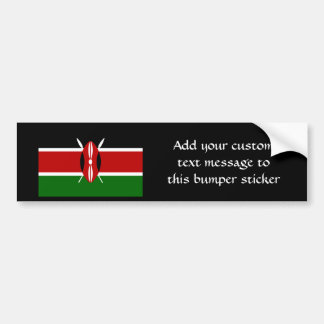 Autocollant De Voiture Drapeau du Kenya Afrique