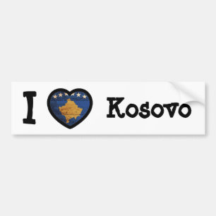 Autocollant De Voiture Drapeau du Kosovo