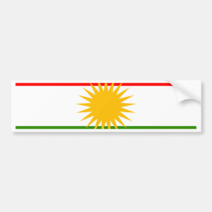 Autocollant De Voiture Drapeau du Kurdistan