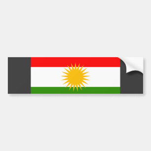 Autocollant De Voiture Drapeau du Kurdistan